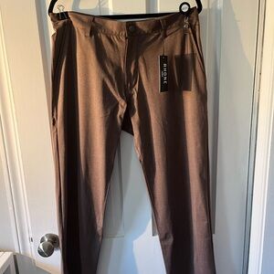 Rhône — Commuter® Pant Classic, Deep Taupe/Coffee Print (33W x 28L)